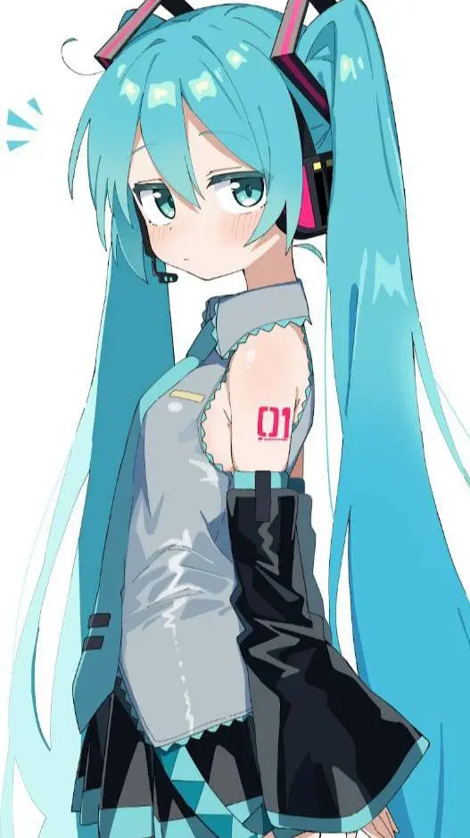 ai character: Hatsune Miku background