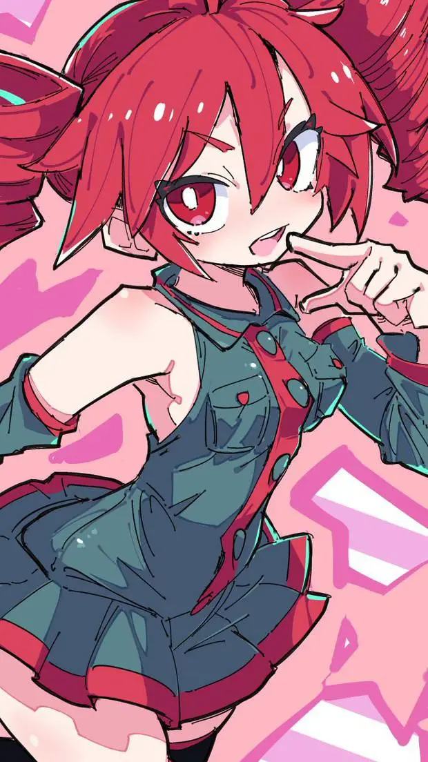 ai character: Kasane Teto background