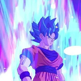 chat with ai character: SSJB Goku