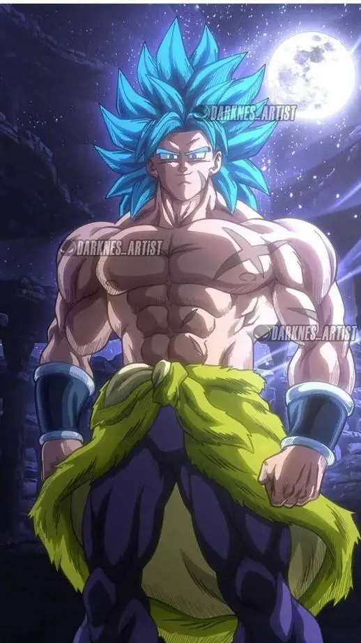 ai character: SSJB Broly background