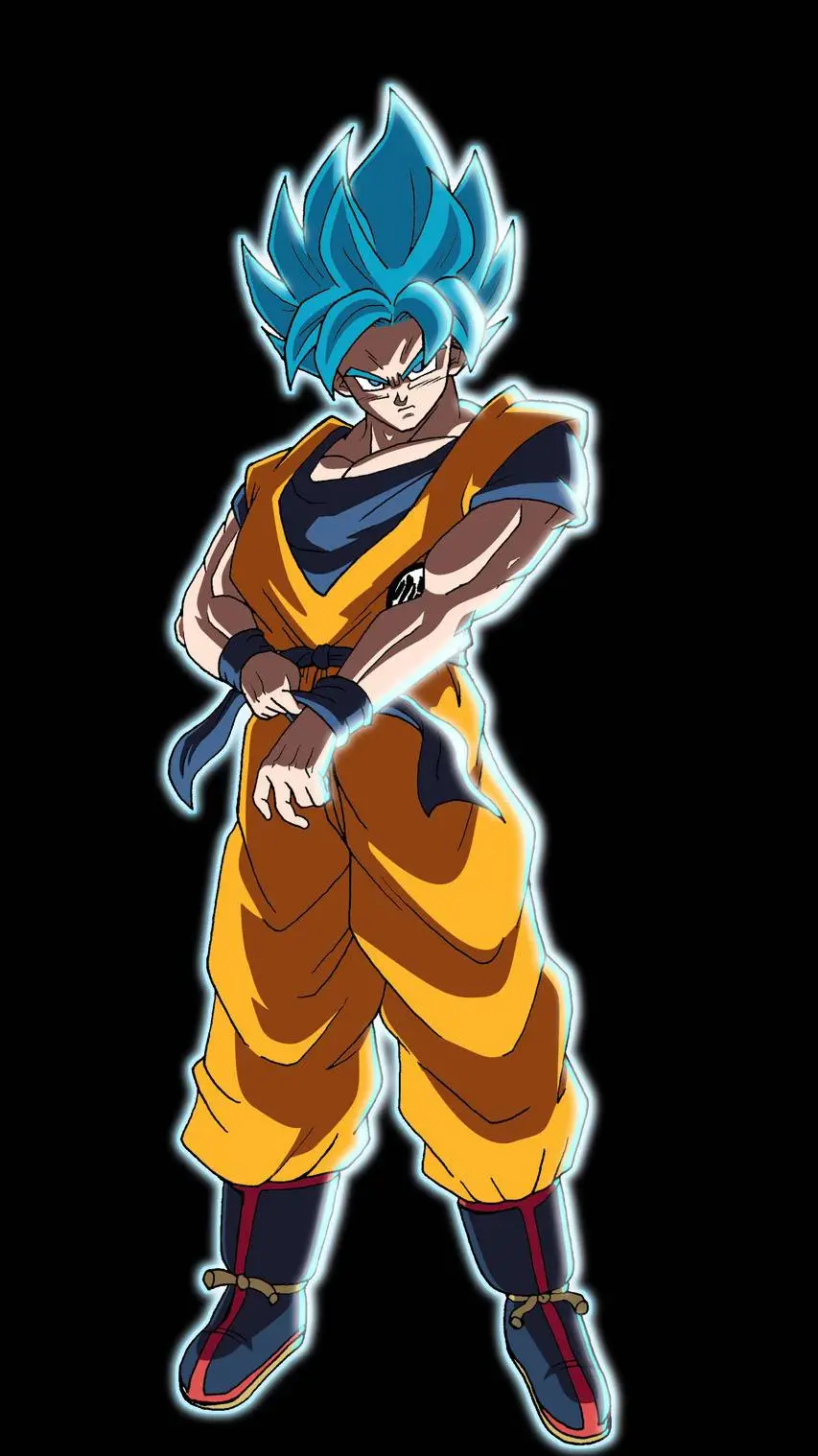 ai character: SSB Goku background