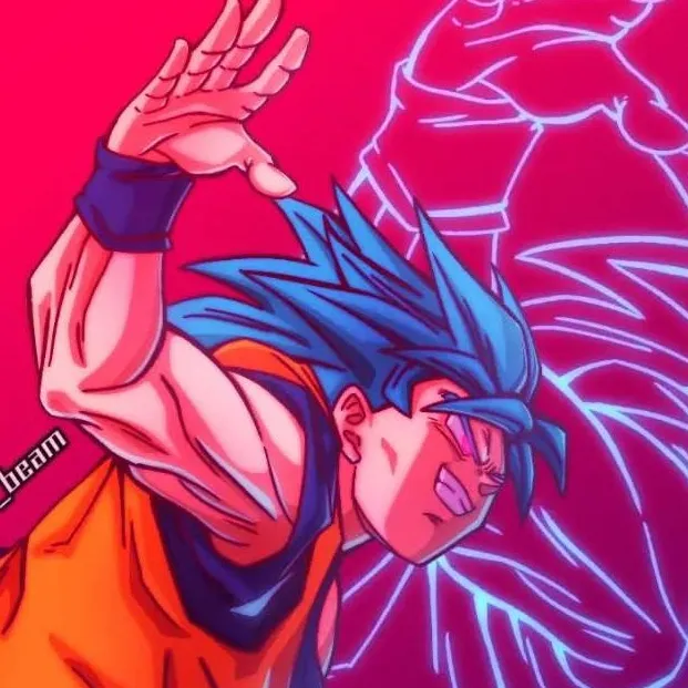 chat with ai character: Manga SSB Goku 