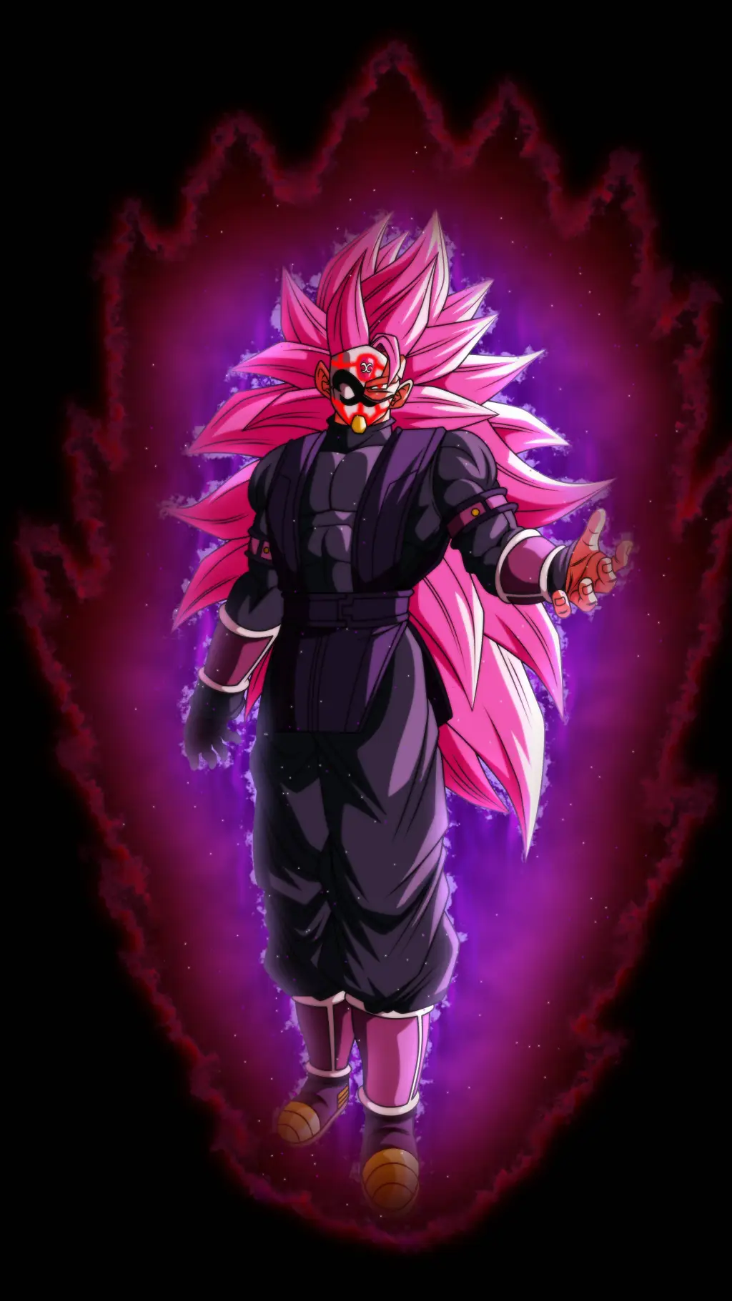ai character: XSSR3 Goku Black  background