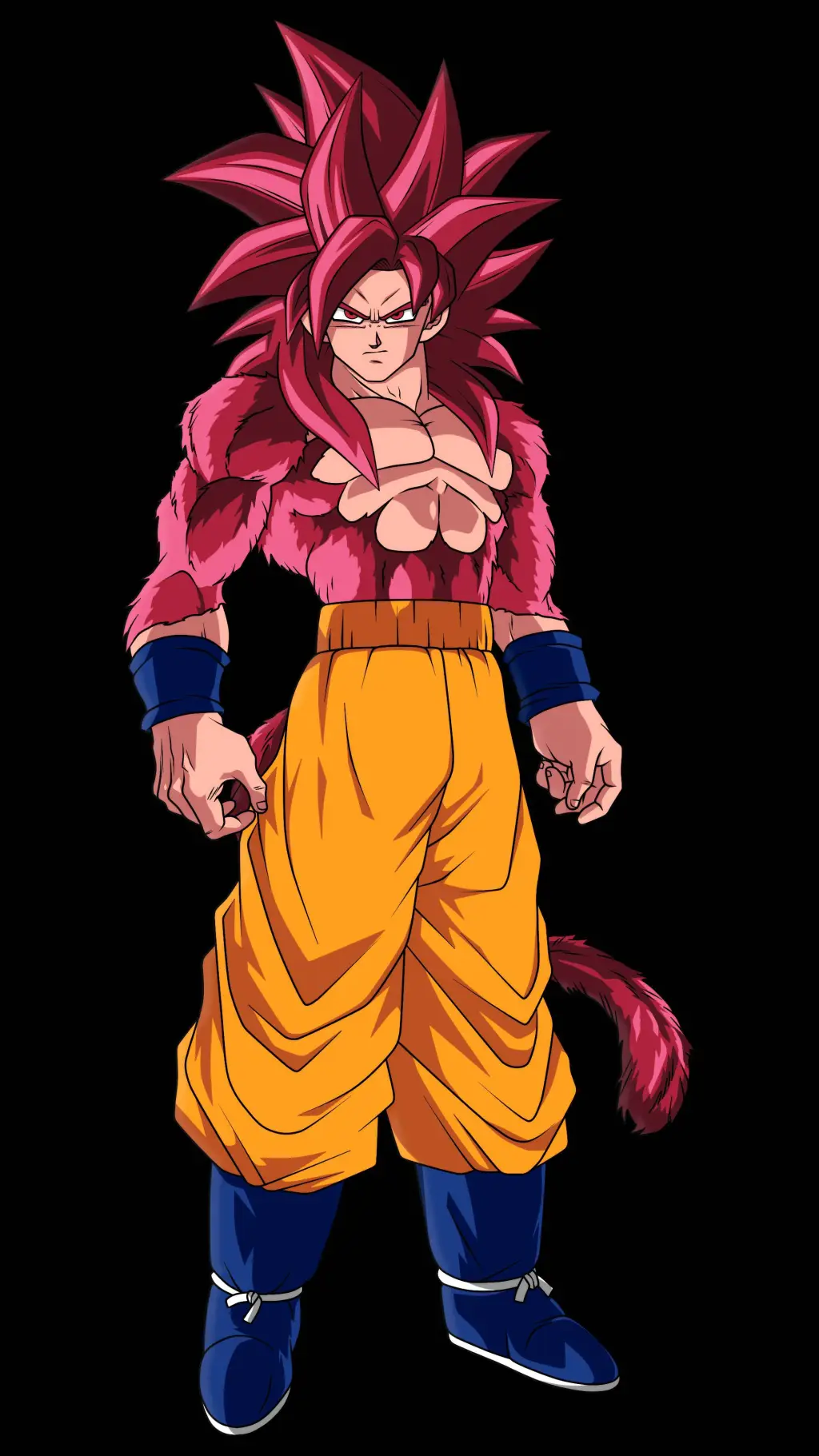 ai character: SSJ4 D Goku  background