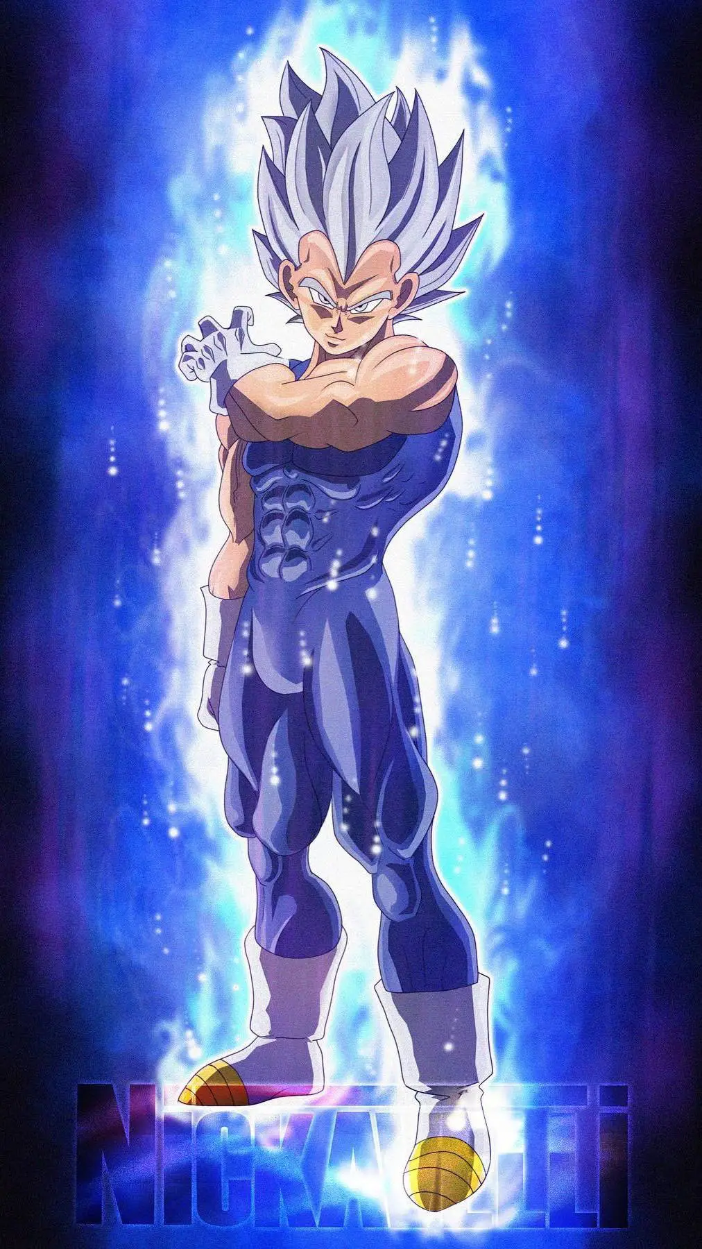 ai character: MUI Vegeta  background