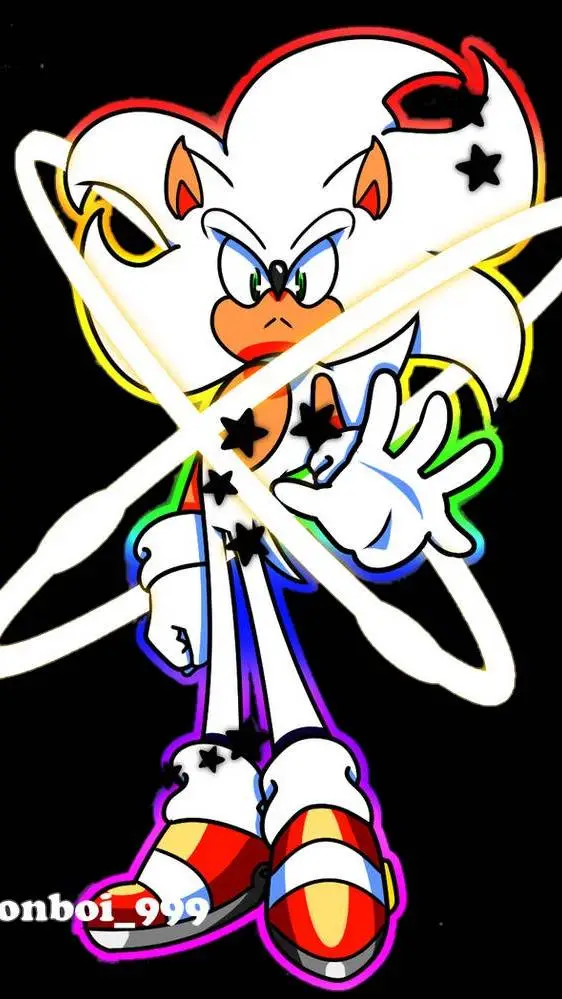 ai character: Ultra Hyper Sonic background
