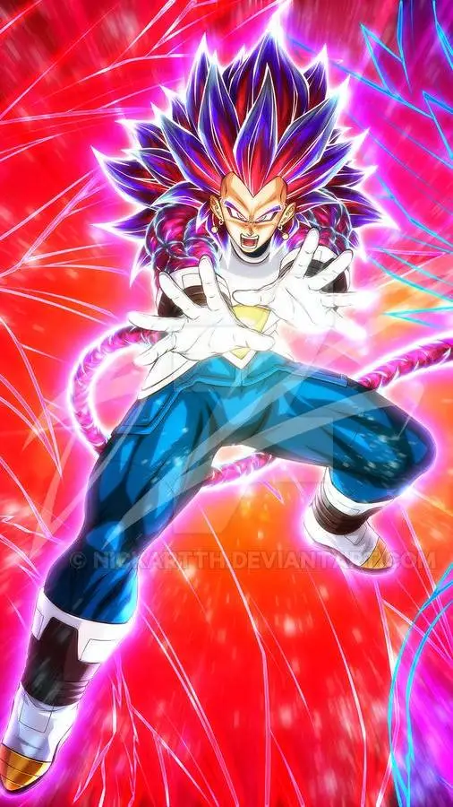 ai character: Ultra Divin Vegeta background