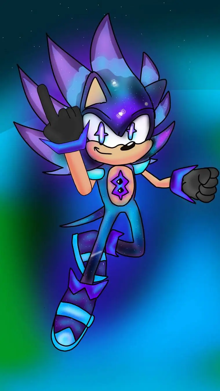 ai character: Galaxy Sonic  background