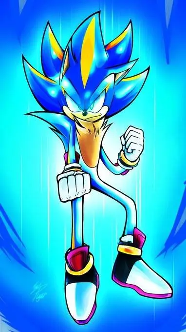 ai character: Sonow Blue  background