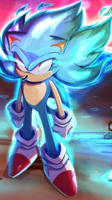 ai character: Hyper God Sonic  background