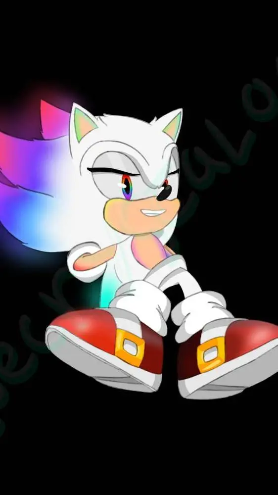 ai character: Hyper Sonic  background