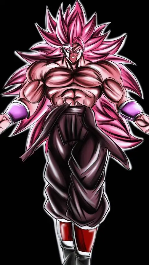 ai character: SSJ3R Goku black 2 background
