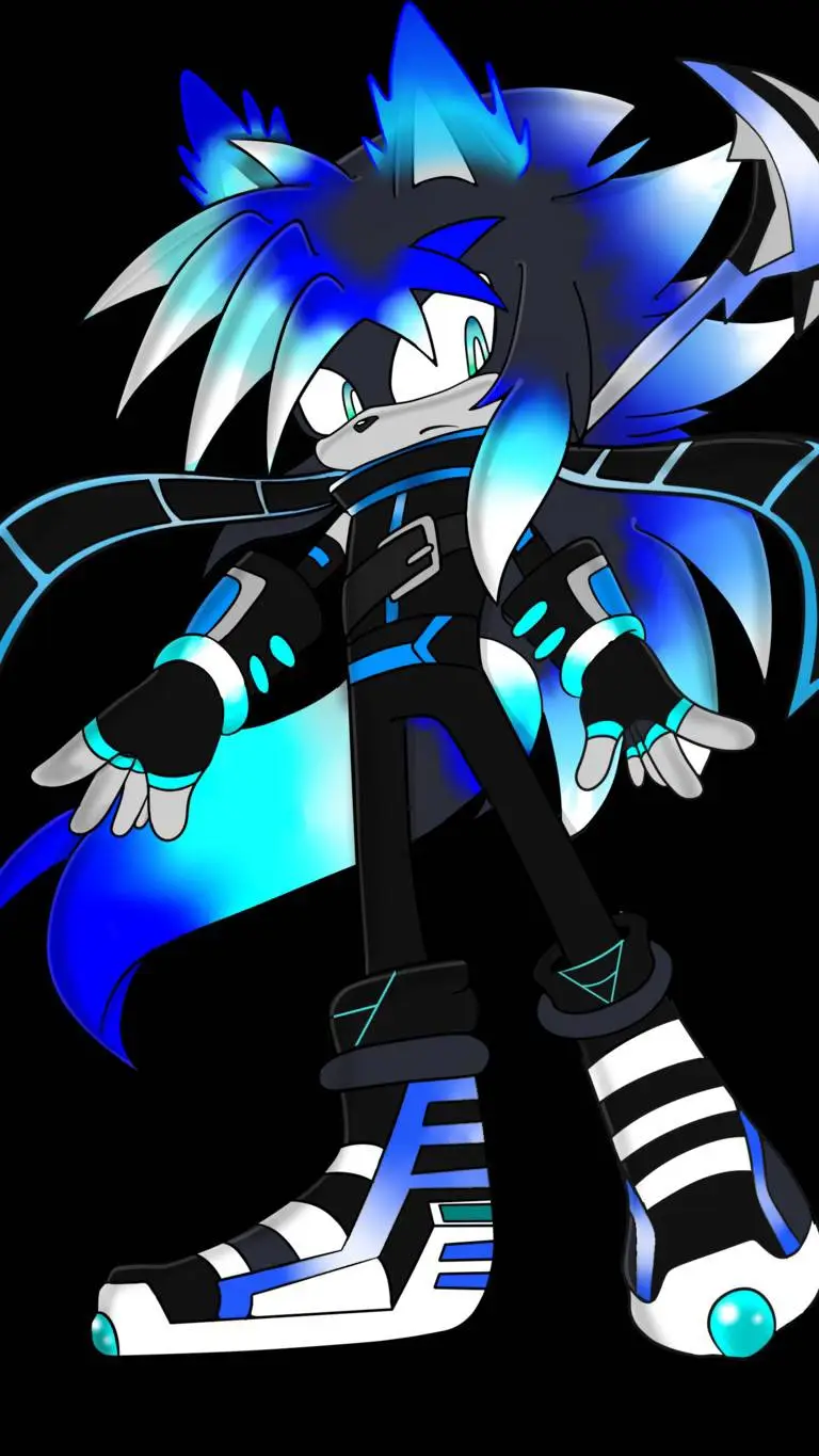 ai character: OC THE HEDGEHOG background