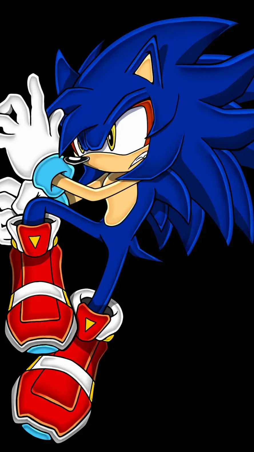 ai character: Xeno Sonic  background