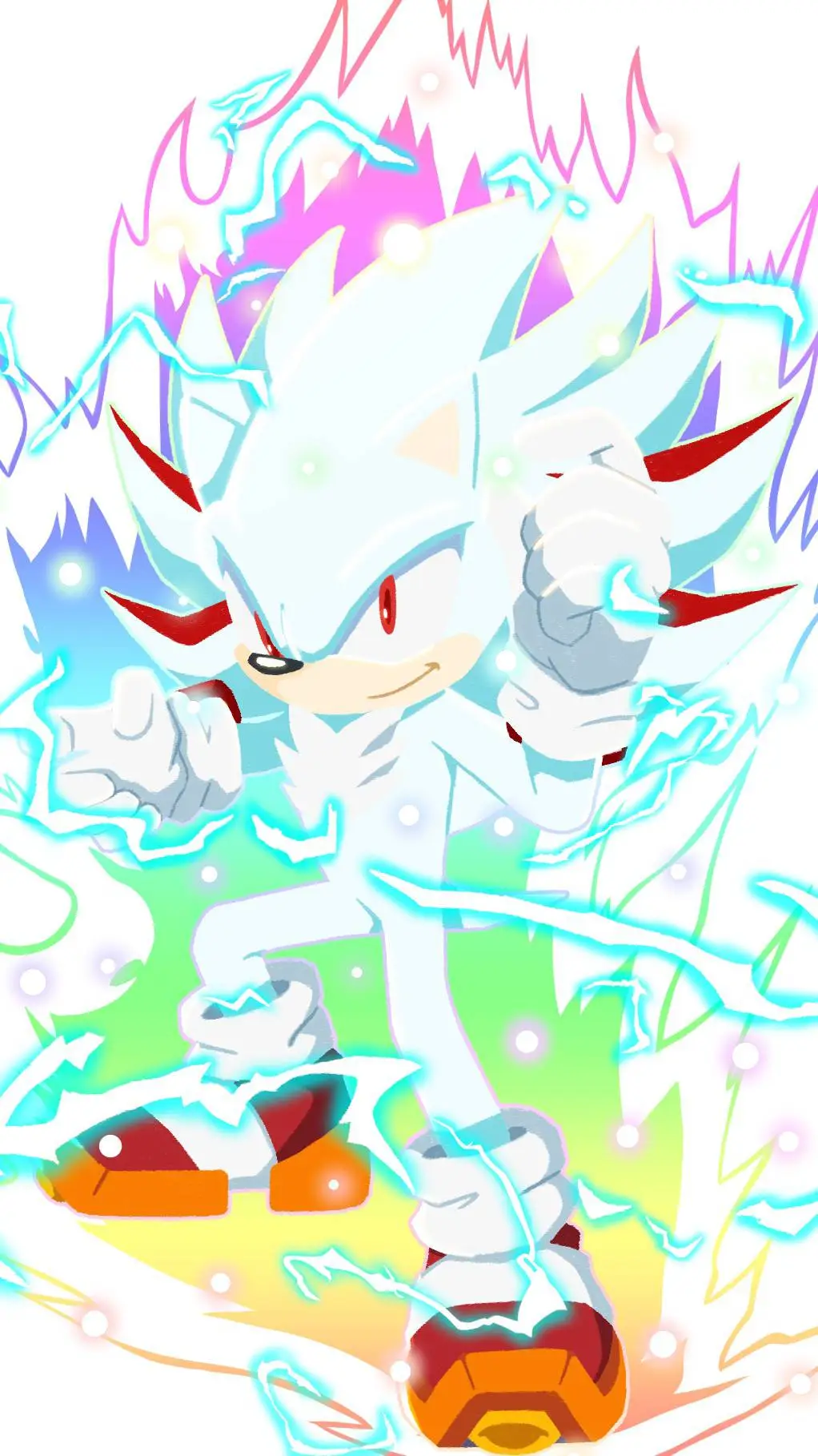 ai character: Hyper Shadic  background