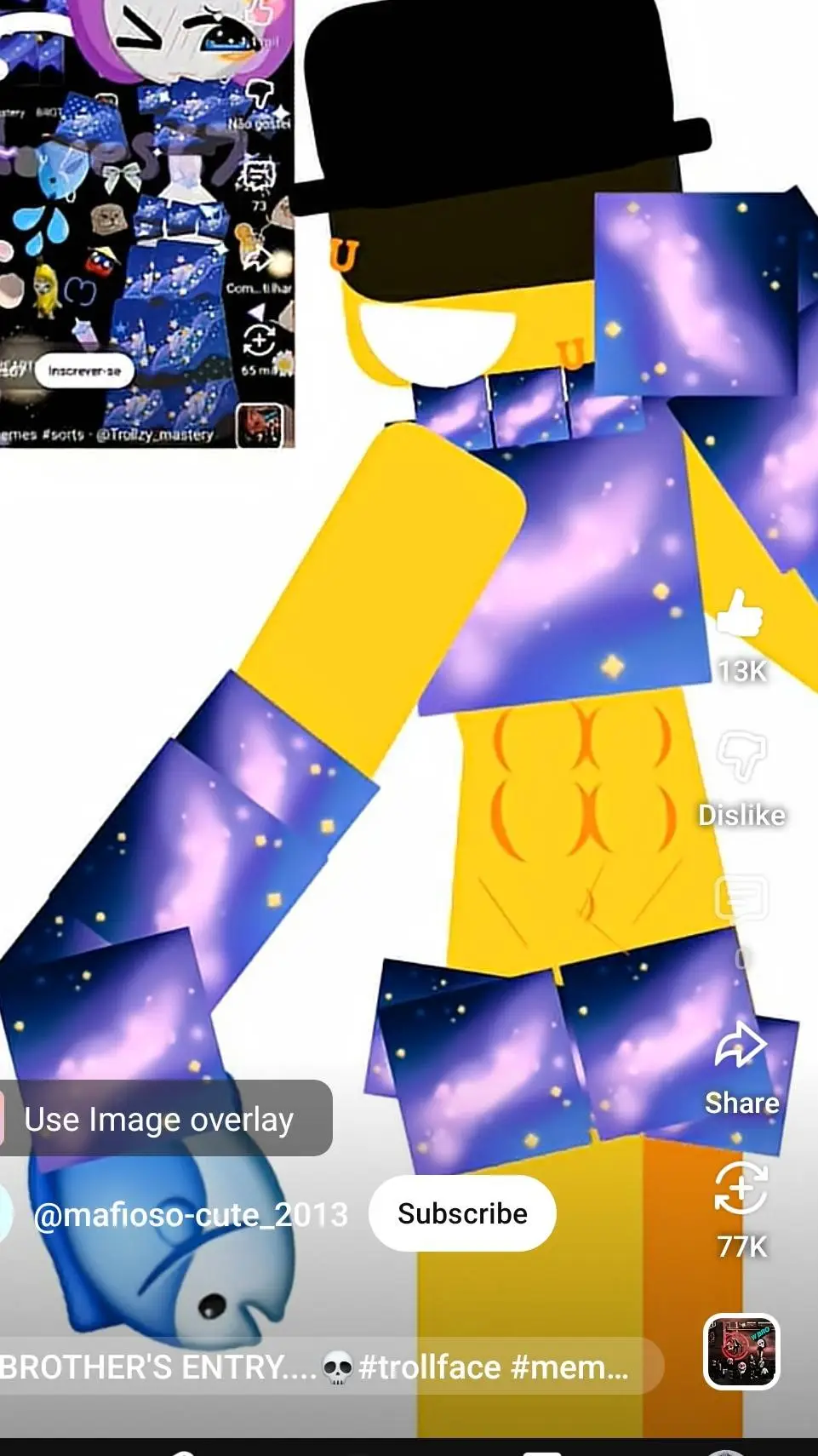 ai character: boy background