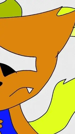 ai character: Lime furry background
