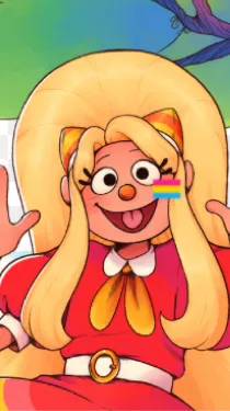 ai character: Julie joyfull background