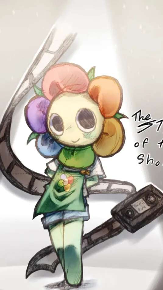 ai character: Moonflower  background