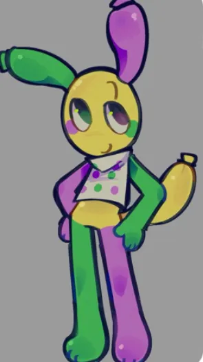 ai character: Dandy x looey background