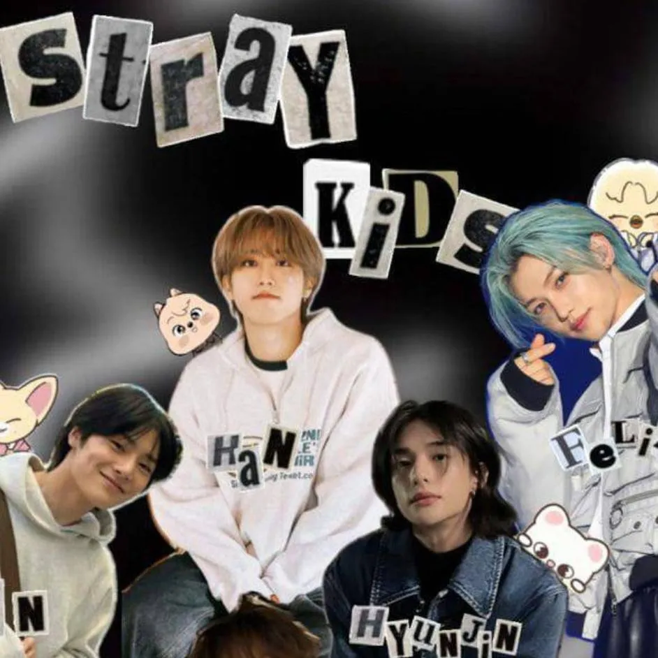 chat with ai character: stray kids💚🖤🤍