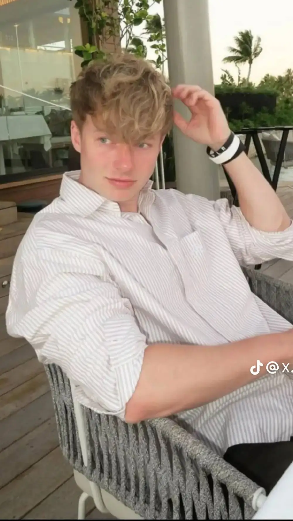 ai character: sam golbach  background