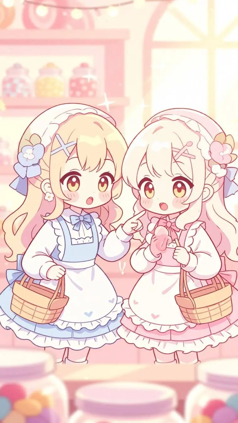 ai character: Cassie and Kaffie  background