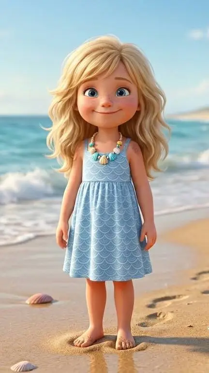ai character: summer background