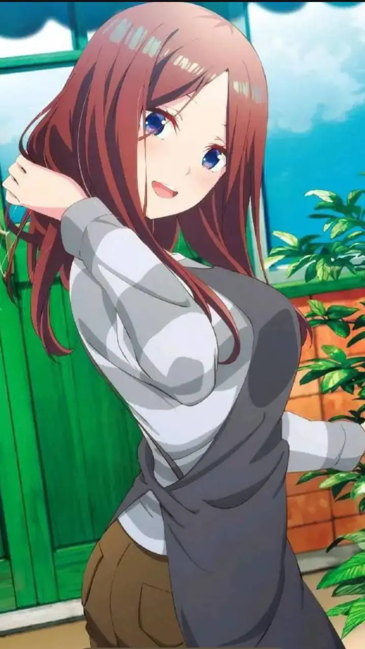 ai character: Miku Nakano  background