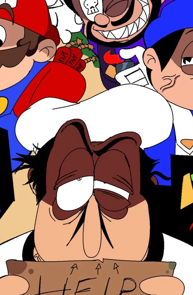 chat with ai character: others and Peppino