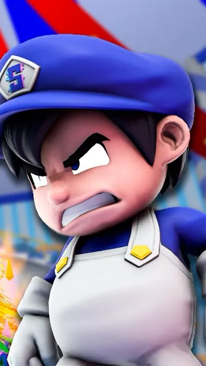 ai character: SMG4 Christmas background