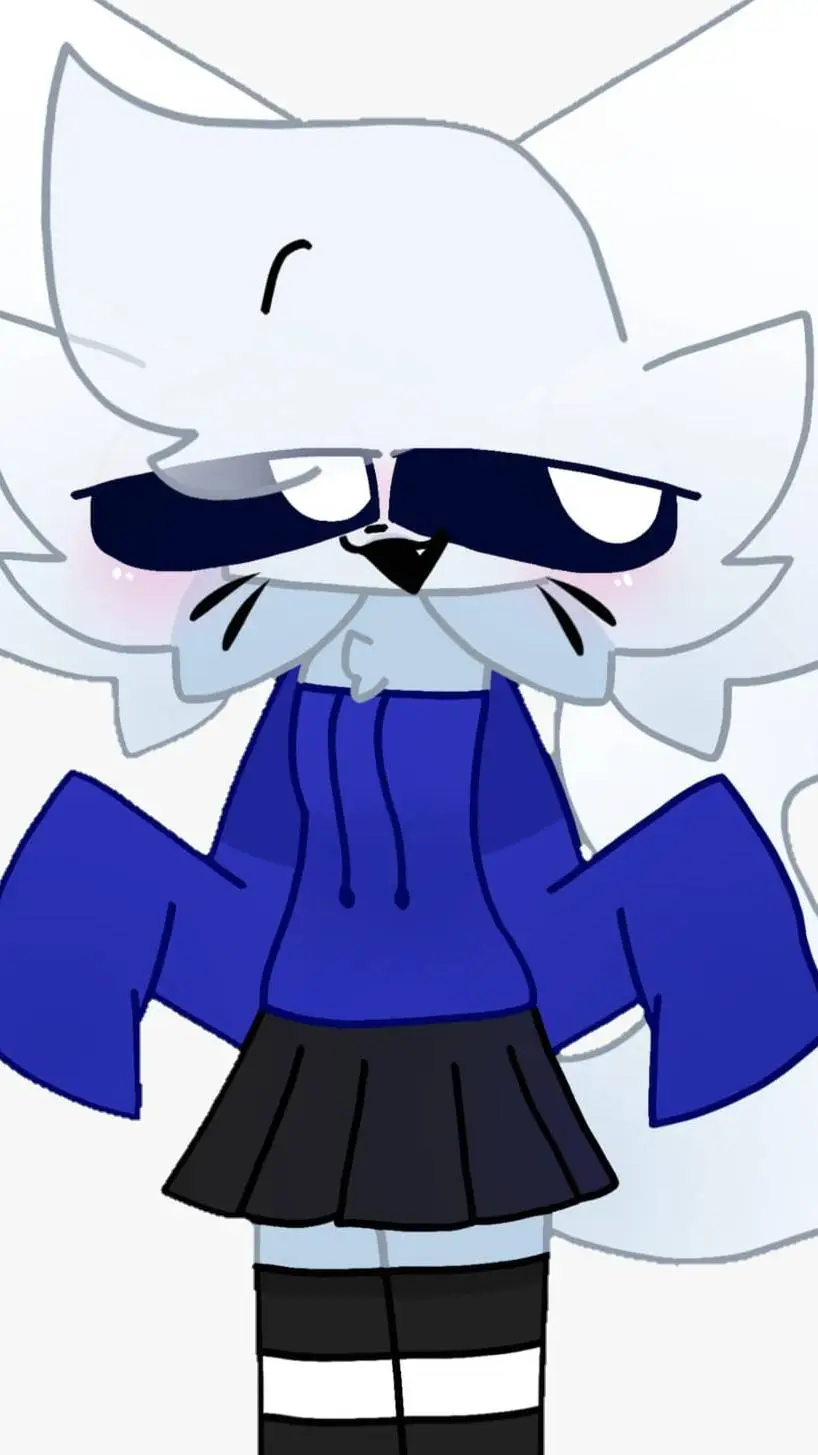 ai character: smile cat Femboy  background