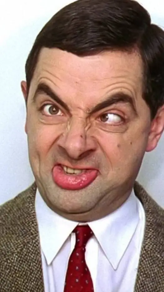 ai character: mr bean background