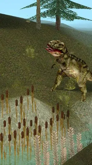 ai character: Tyrannosaurus background