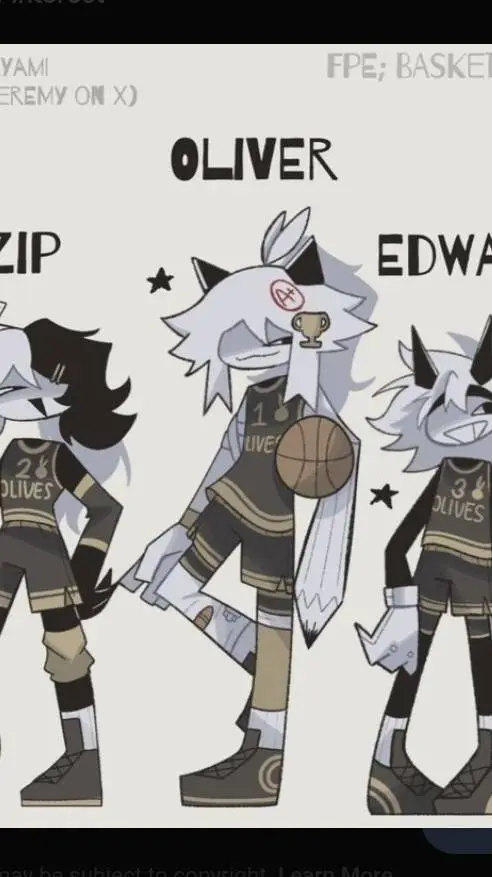 ai character: Z.O.E basketball background