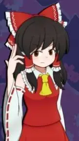 ai character: Reimu *Touhou* background