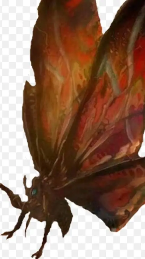 ai character: Mothra *GxK* background