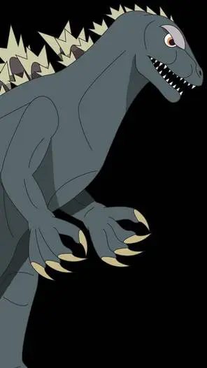 ai character: Godzilla 1962 background