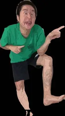 ai character: Sagawa1gou background