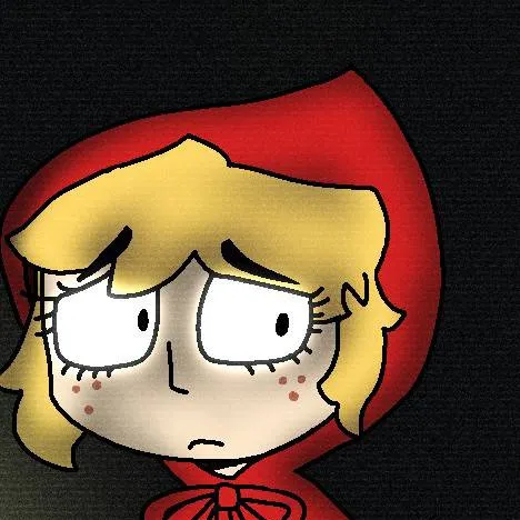 chat with ai character: Red hood girl