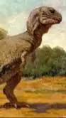 ai character: T. Rex but Vintage background
