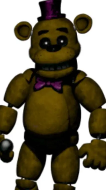 ai character: UCN Fredbear background