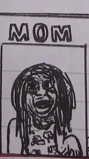ai character: Ugly mom background
