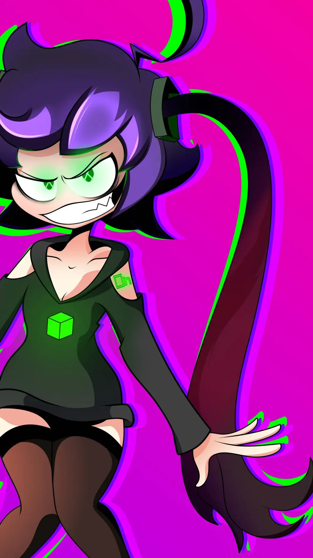 ai character: I.C.-0n (Human) background