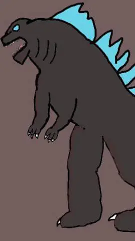 ai character: Parody godzilla background
