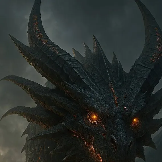 chat with ai character: Giant Dragon God