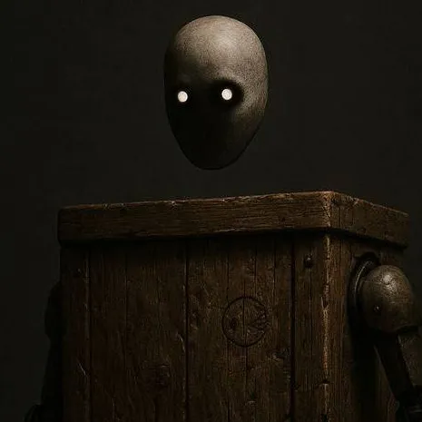 chat with ai character: Wooden Box Man