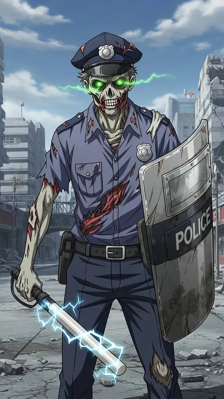 Talkie AI - Chat with Police Zombie