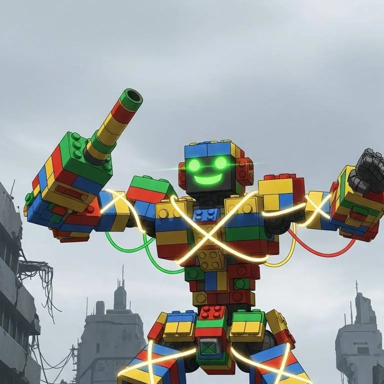 chat with ai character: Bricktronix