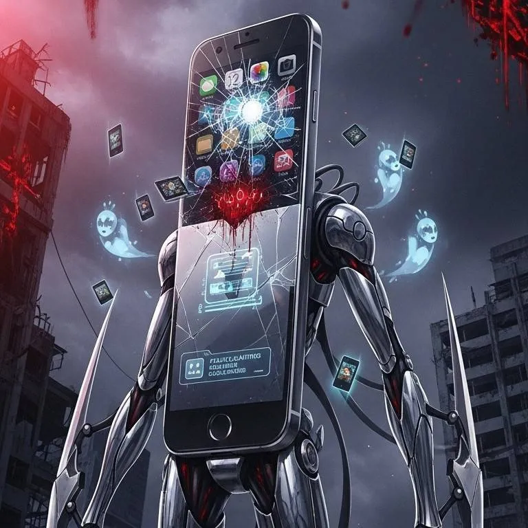 chat with ai character: iPhone Man